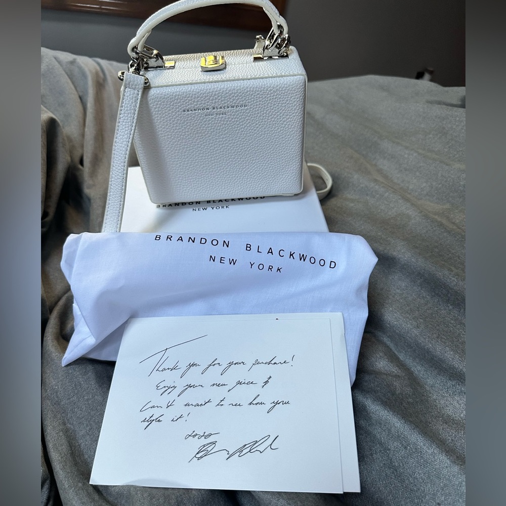 Brandon Blackwood white Kendrick mini trunk